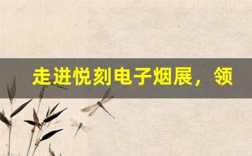 走进悦刻电子烟展，领略创新科技与潮流设计